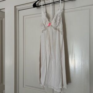 Victoria's Secret White Lace Chemise